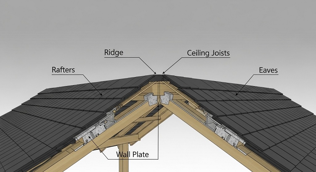 Does a gable roof with dormers still count as standard