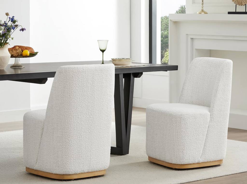 Kitchen Chairs with Casters Decoration Idea