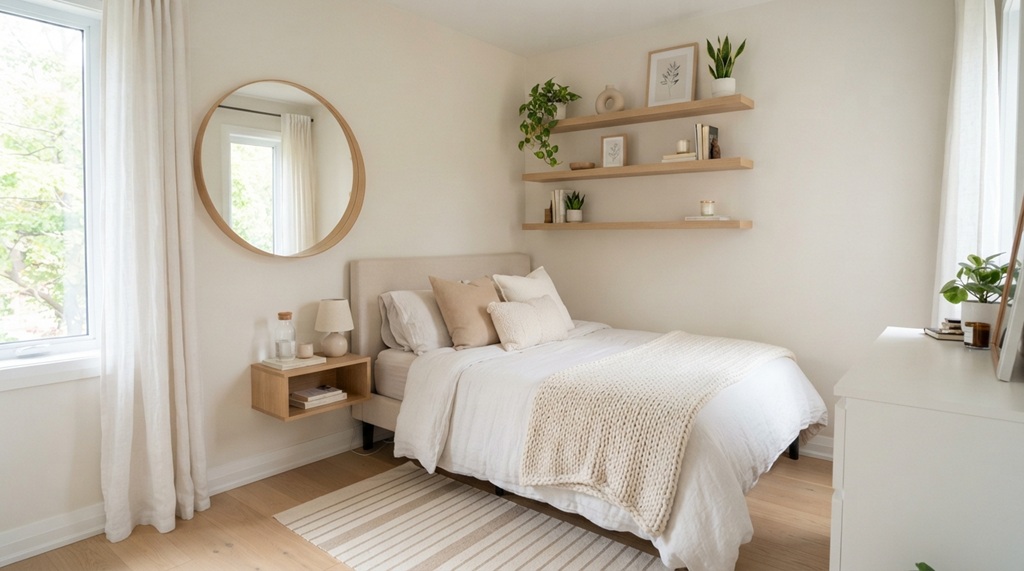 How to Decorate a Small Bedroom to Look Bigger